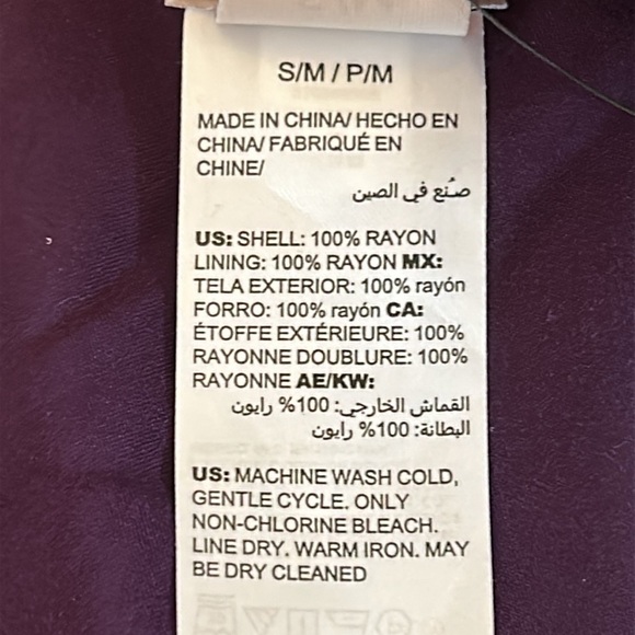 NWT CHICO'S Patchwork Print Ruana Poncho Shawl Wrap S/M - Picture 8 of 14